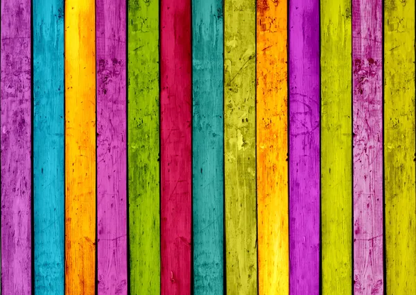 Fondo de madera colorida — Foto de Stock