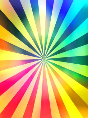 Rainbow Rays clipart