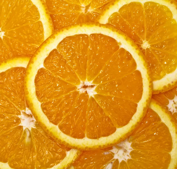 Fond orange juteux — Photo