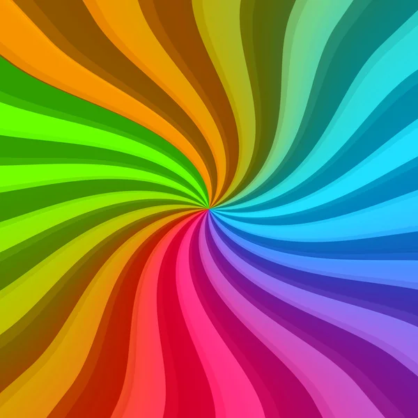 Colorful Twisted Rays — стокове фото