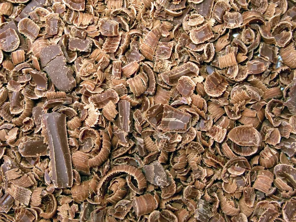 Čokoládové vločky detail — Stock fotografie