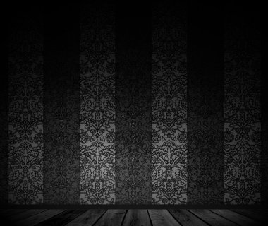 Dark Vintage Room clipart