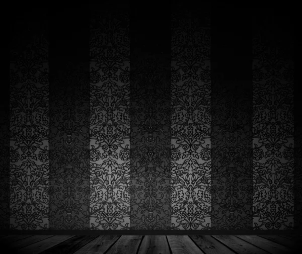 Темная винтажная комната — стоковое фото