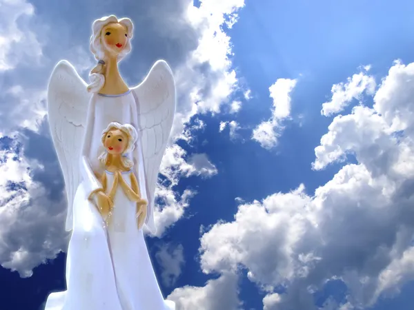 Anjos no céu — Fotografia de Stock