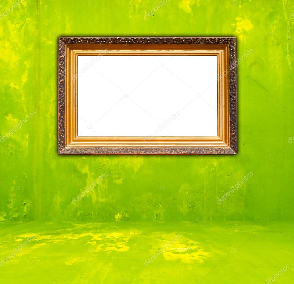 Blank Frame in Empty Room