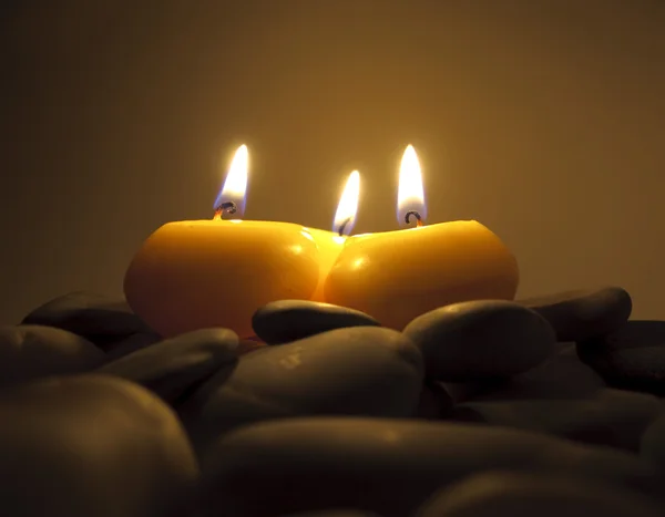 浪漫蜡烛 — 图库照片