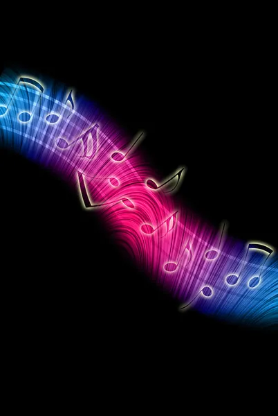 Dancing Music Notes — Stock Photo, Image