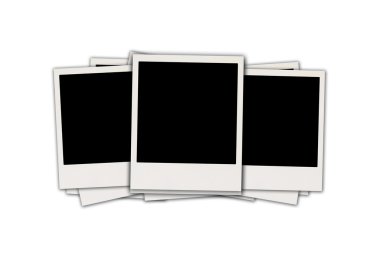 Three Blank Polaroids clipart