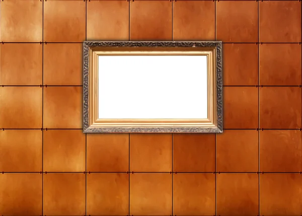 stock image Picture Frame on Tiled Wall