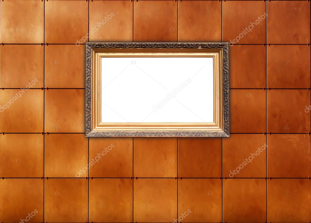 Picture Frame on Tiled Wall