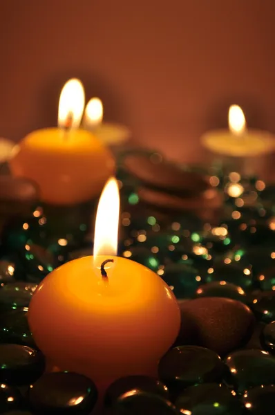 Romantický svíčky — Stock fotografie