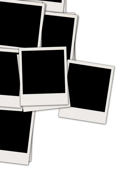 Uma pilha de fotos em branco — Fotografia de Stock