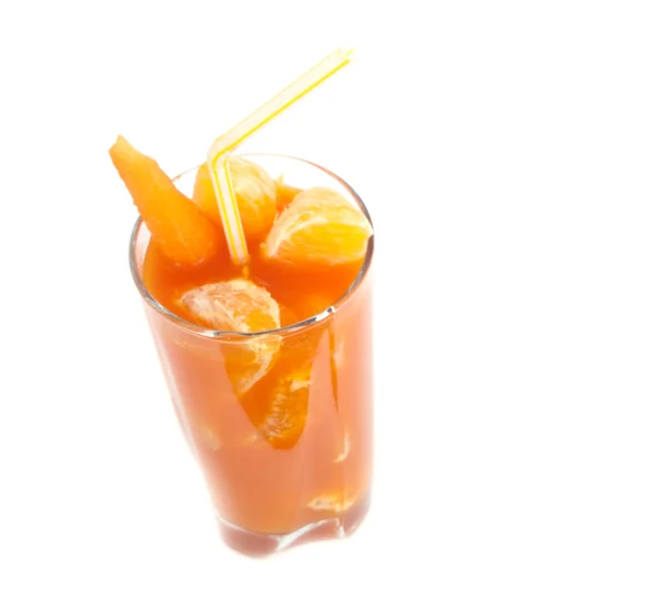 Φρέσκο χυμό πορτοκάλι-καρότο — Φωτογραφία Αρχείου