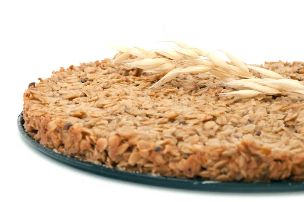 Torta di farina d'avena fatta in casa — Foto Stock