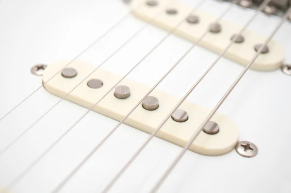 Gitara elektryczna smyczki — Zdjęcie stockowe