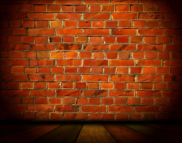 빈티지 벽돌 벽 배경 — 스톡 사진