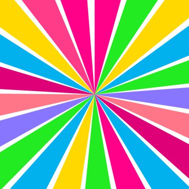 Multicolored Rays clipart