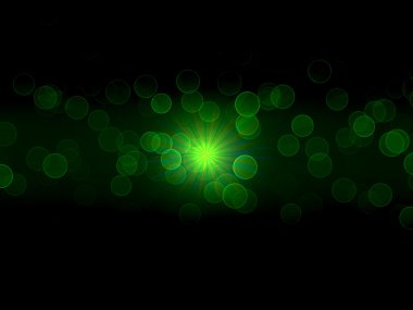 Green Flare Background clipart