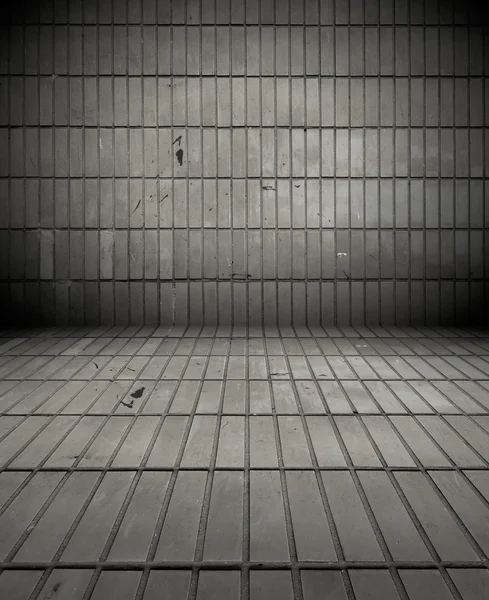 Gloomy Tiled Room — Stock Photo, Image