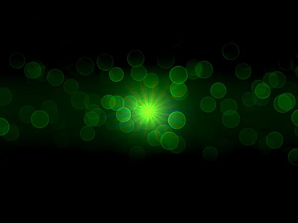 緑色のフレアの背景 — ストック写真