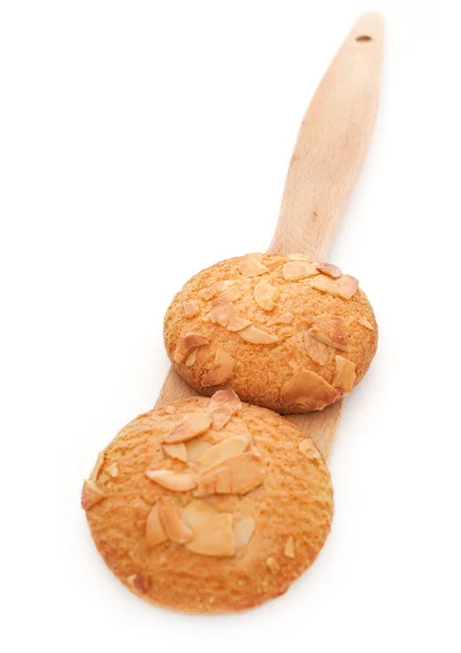 Biscuits croustillants sur spatule — Photo