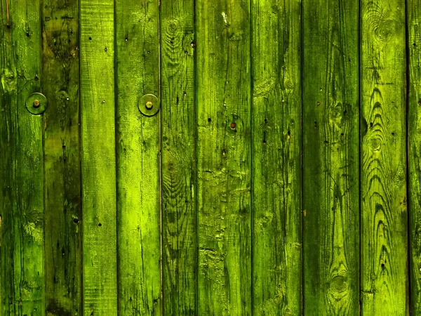 Green Wooden Wall — Stock Photo, Image