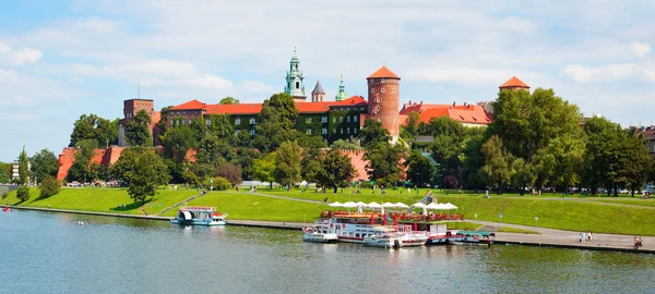 Panorama der Stadt Krakau Stockbild