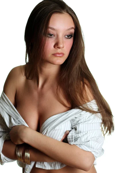 Sexy breast — Stock Photo, Image
