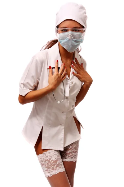 Сексуальная медсестра — стоковое фото