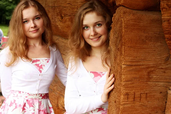 Dvojčata sestry — Stock fotografie
