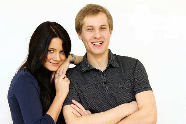 Couple embraced, men and woman — Stock Photo, Image