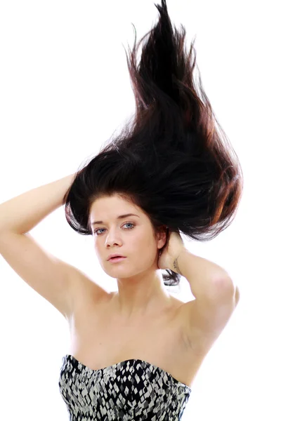 Vlasy nahoru — Stock fotografie