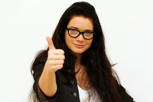 Woman in glasses — Stock Photo, Image