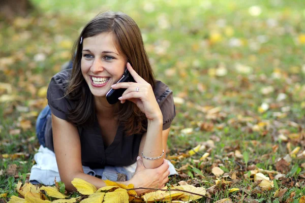 Calling by phone — Stock Photo, Image