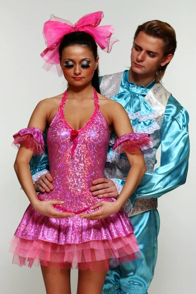 Bailarines de pareja profesional — Foto de Stock