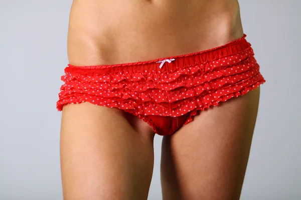 Female red shorts — Stock Photo, Image