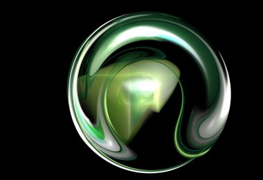 Green ball clipart