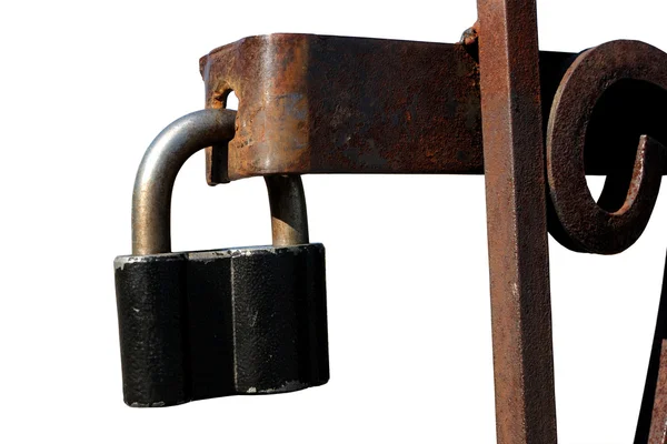 Close up of rusty lock — Stock Photo, Image