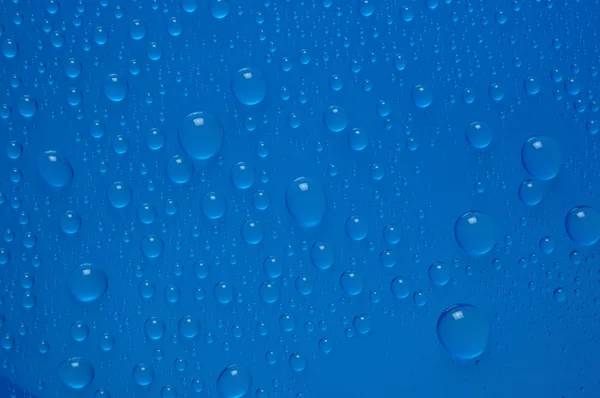 Wasserblaue Tropfen — Stockfoto