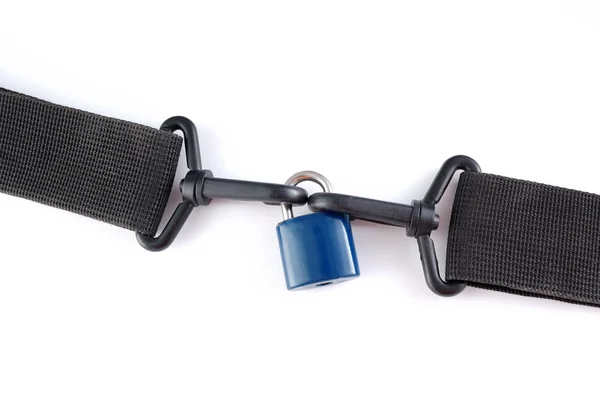 Strap with a lock — Stock Photo, Image