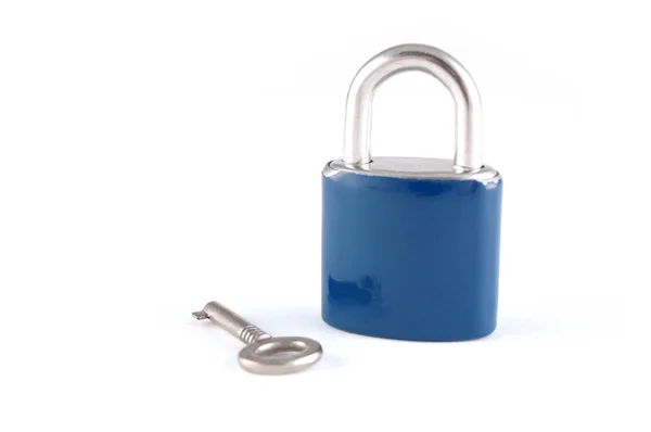 Dark blue lock — Stock Photo, Image