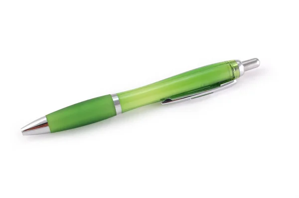 Зелена ручка — стокове фото