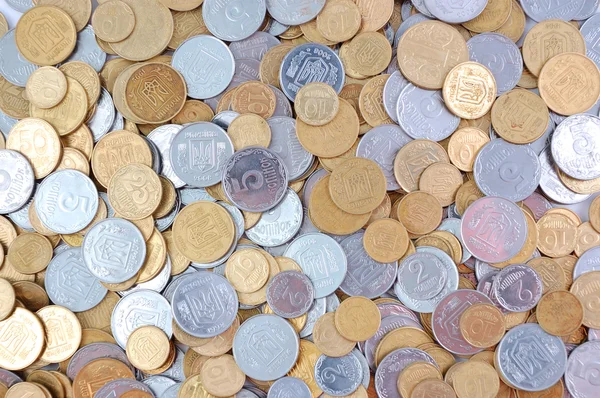 Ukrainian monies chinks — Stock Photo, Image