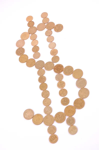 Guld dollar symbol — Stockfoto