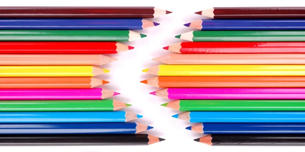 Muchos crayones — Foto de Stock