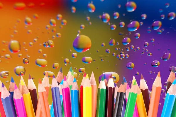 Many crayons — Stock Photo, Image