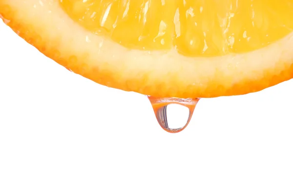 Fresh lobule of orange — Stock Photo, Image