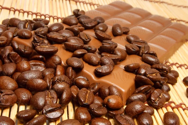 Kaffe og chokolade - Stock-foto