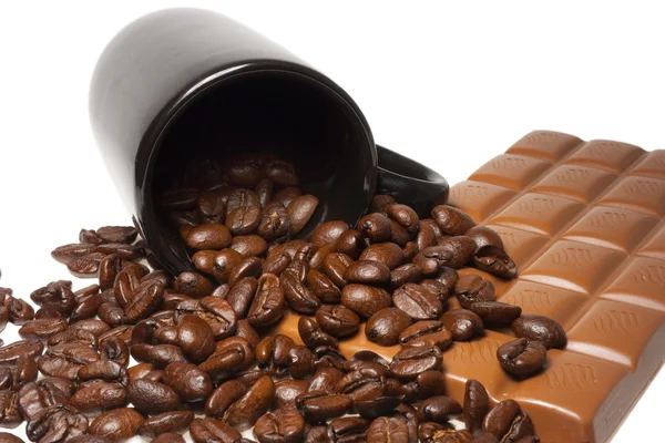Kaffe og chokolade - Stock-foto