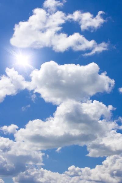 Felhős az ég. Stock Kép